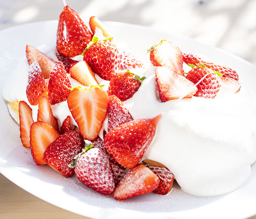 いちごデラックスパンケーキ